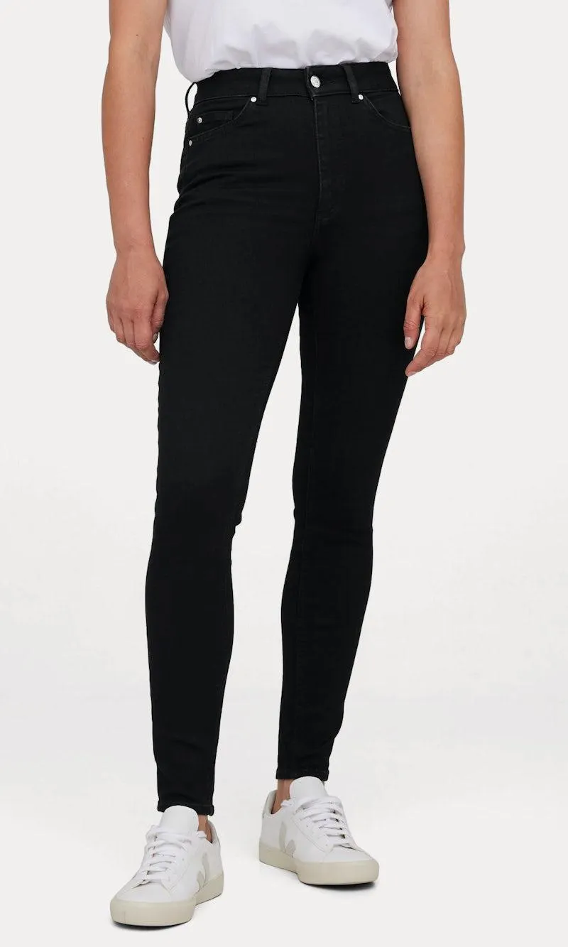 High waist curve skinny jeans