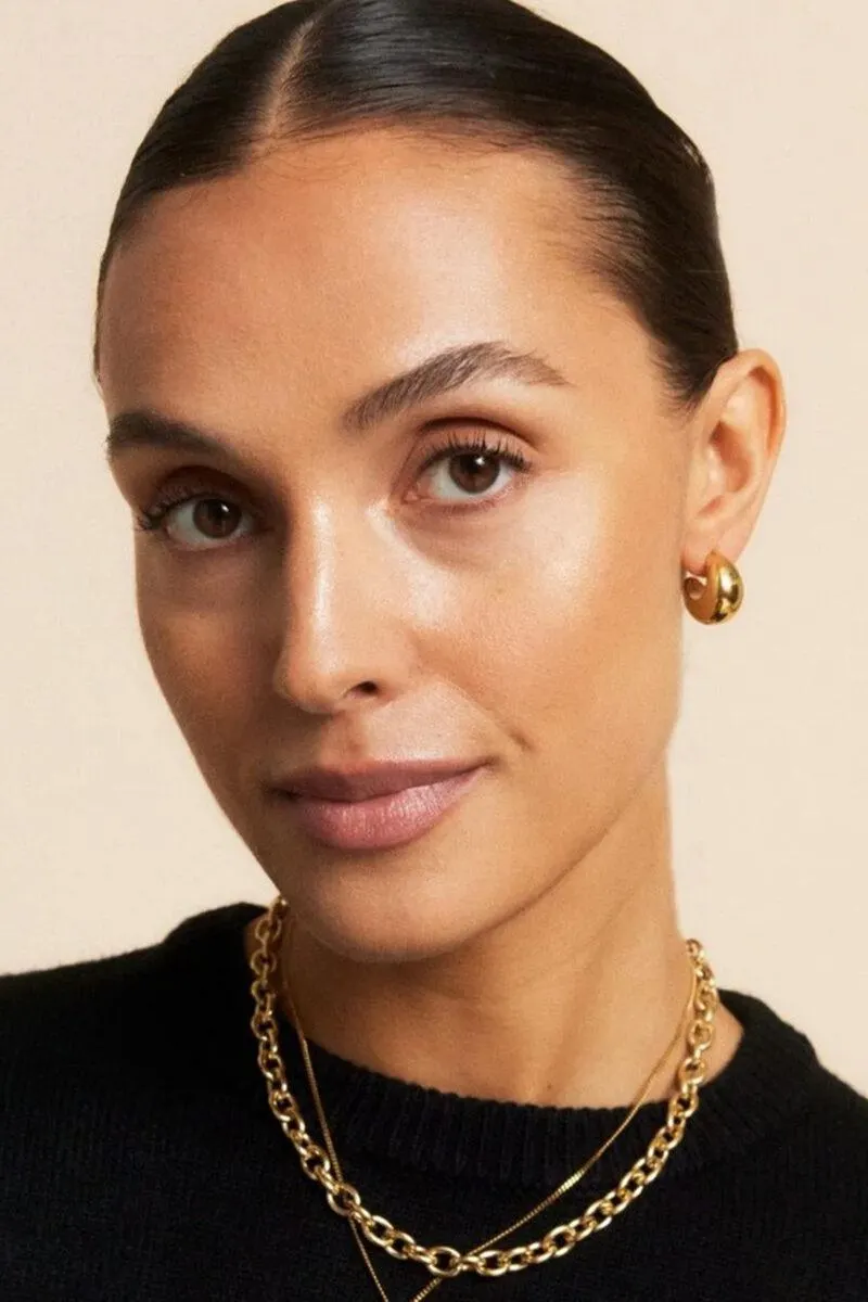 Bold Creoles S Steel Gold