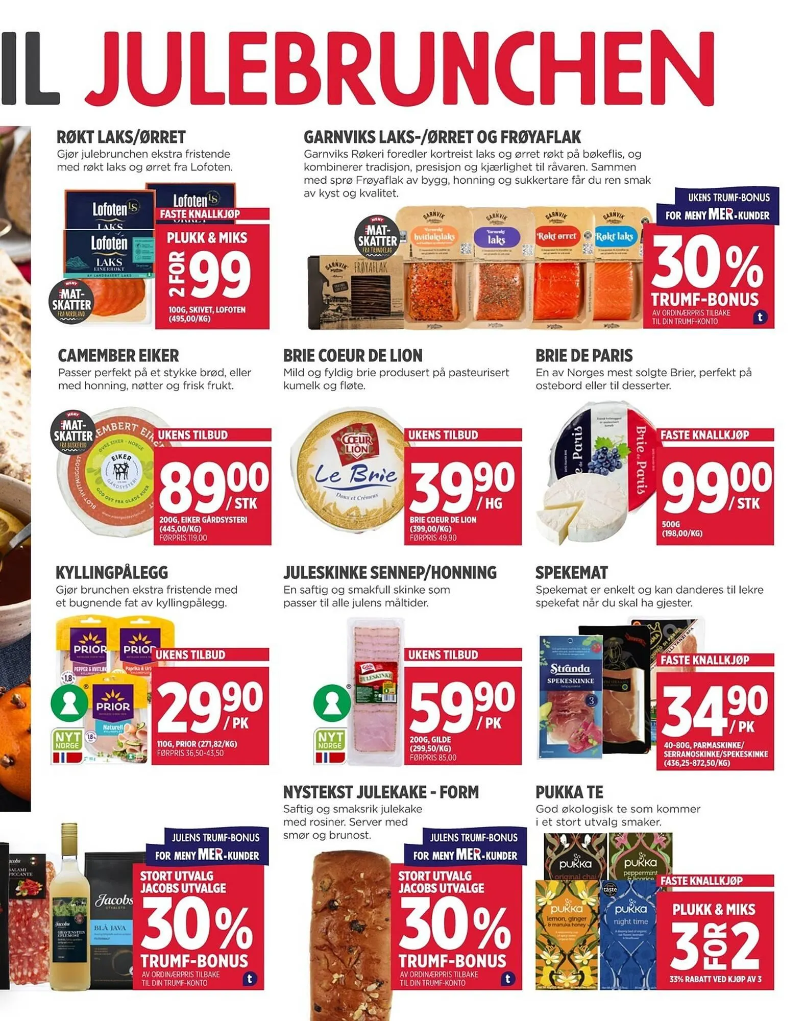 Meny kundeavis fra 14. desember til 24. desember 2025 - kundeavisside 3