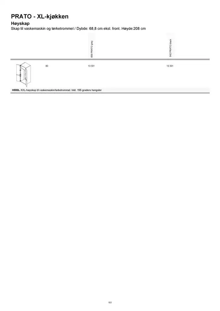 kvik kjøkken Prisliste. fra 1. januar til 31. desember 2025 - kundeavisside 522