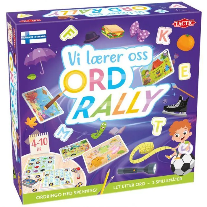 Tactic Barnespill Vi Lærer Oss: Ord Rally
