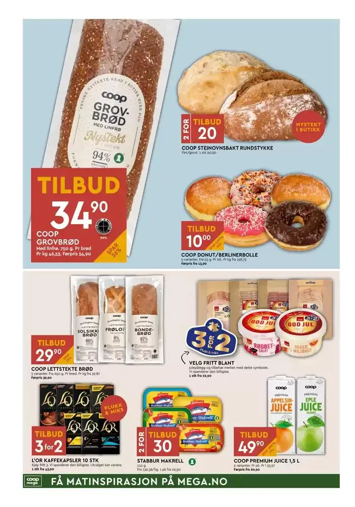 Stort utvalg av tilbud fra 25. november til 1. desember 2024 - kundeavisside 4