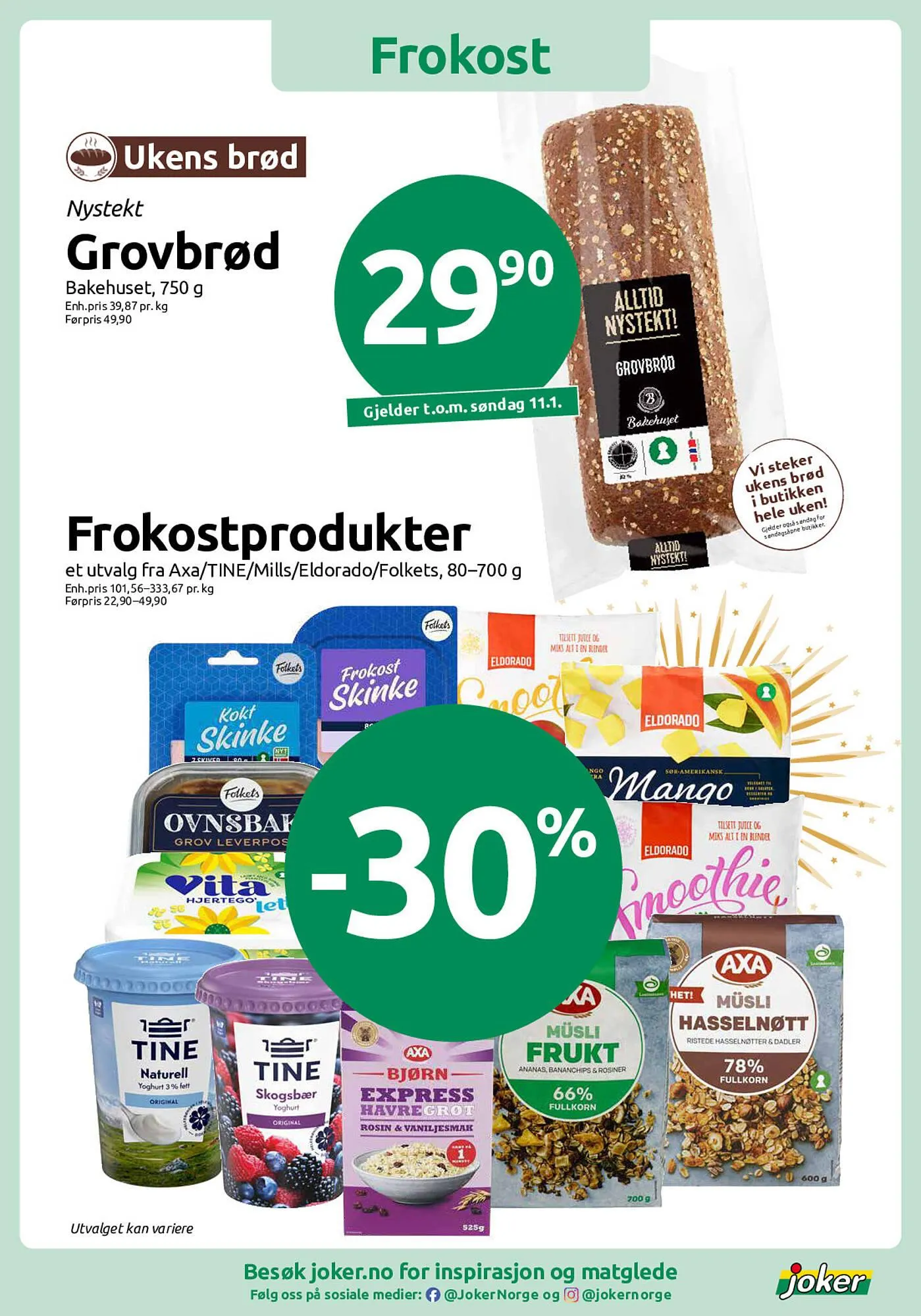 Nærbutikken kundeavis fra 1. januar til 31. januar 2026 - kundeavisside 11