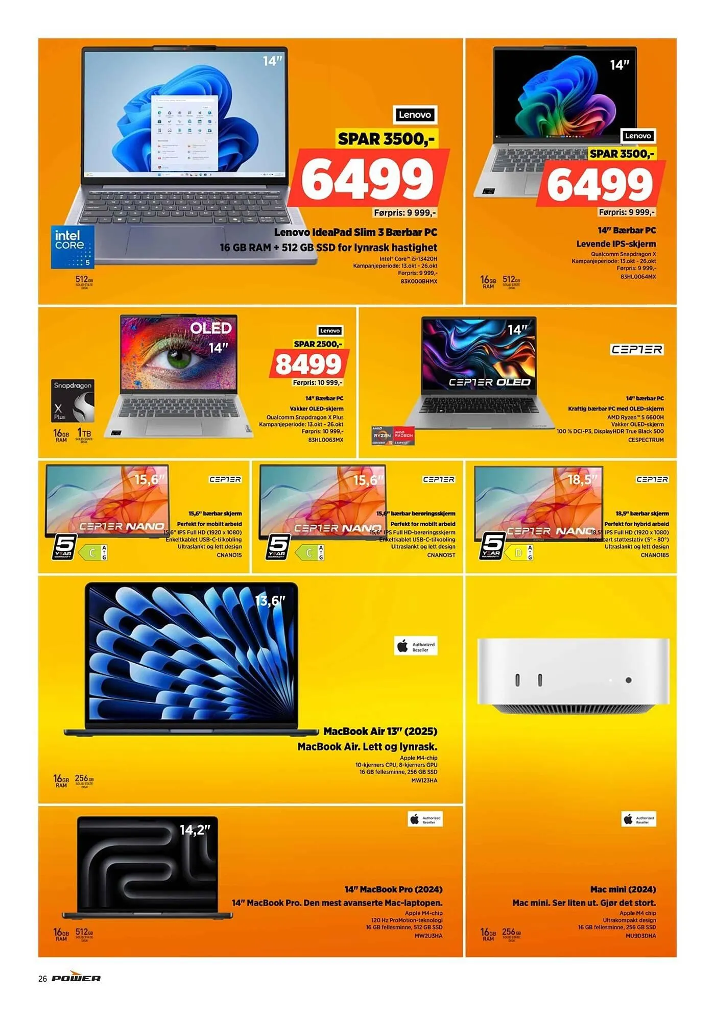 POWER kundeavis fra 20. oktober til 26. oktober 2025 - kundeavisside 26