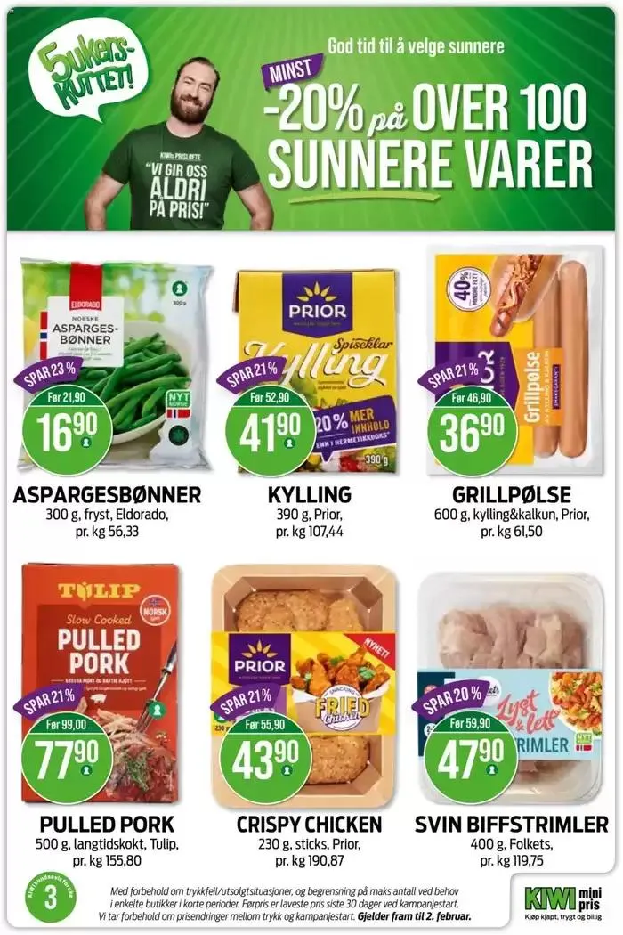 Kiwi Kundeavis fra 13. januar til 19. januar 2025 - kundeavisside 27