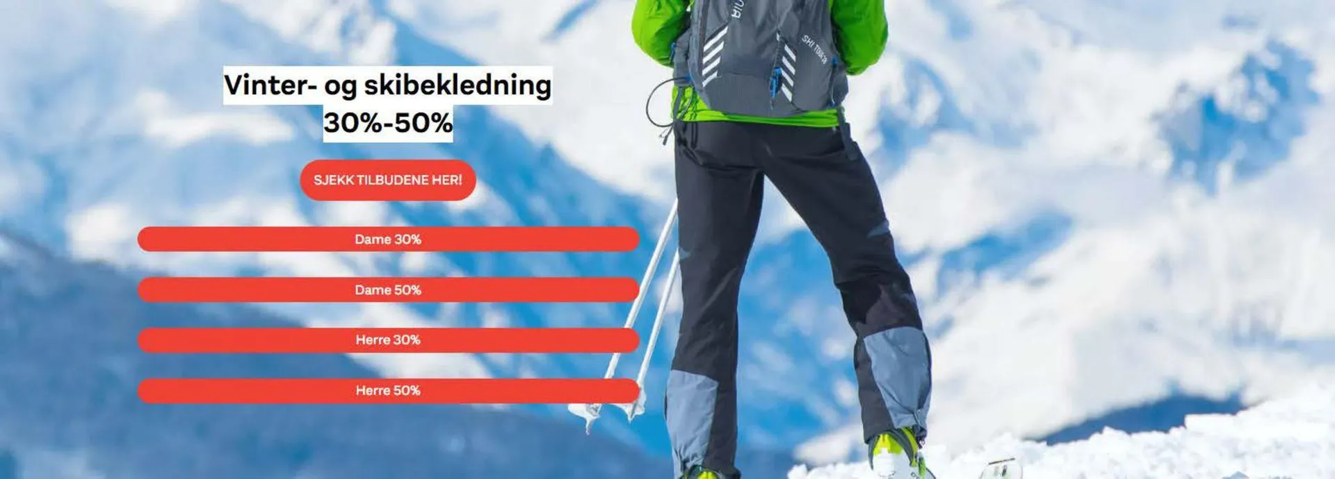 Vinter- og skibekledning 30%-50% - 1