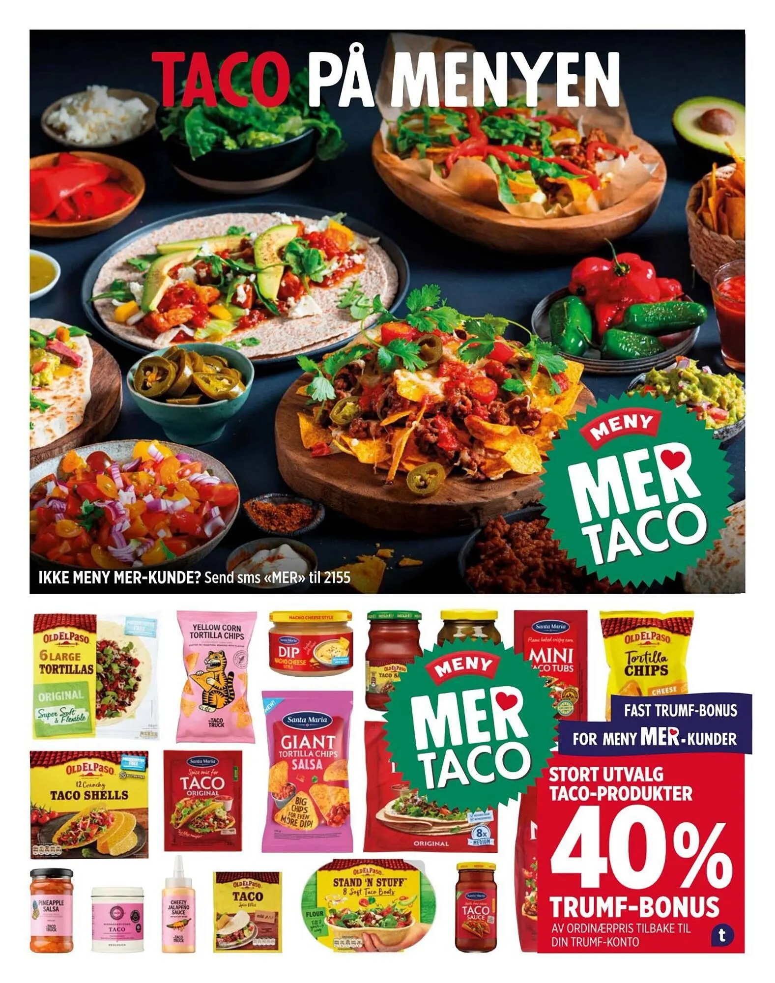 Meny kundeavis fra 15. mars til 19. mars 2026 - kundeavisside 10