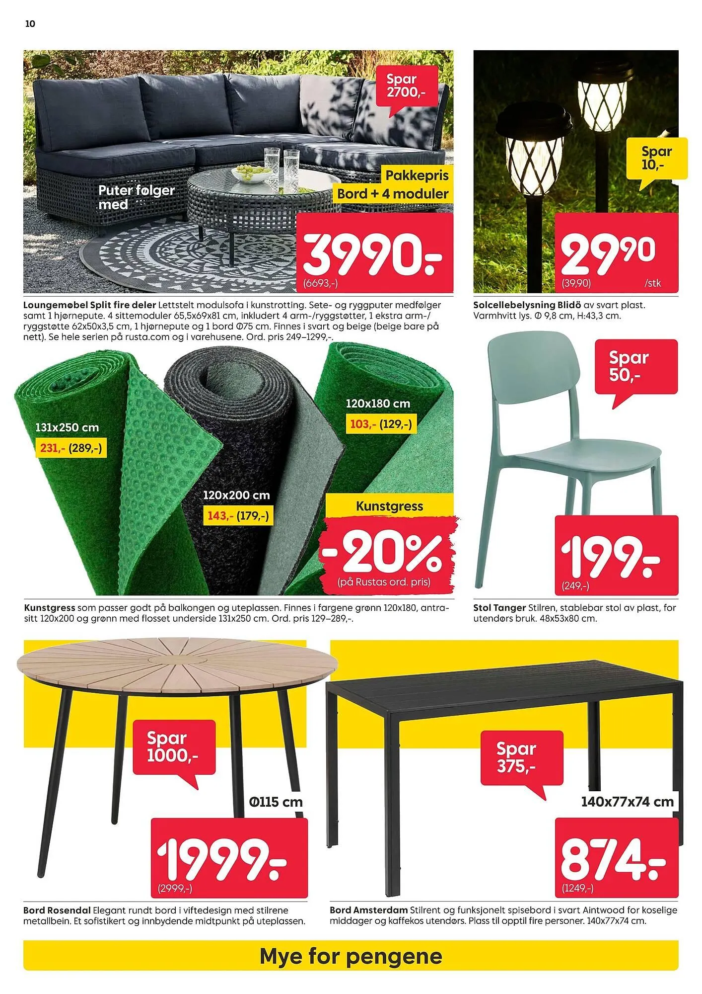 Rusta kundeavis fra 30. mars til 4. april 2026 - kundeavisside 10