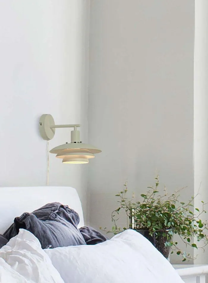 Epsilon vegglampe - beige