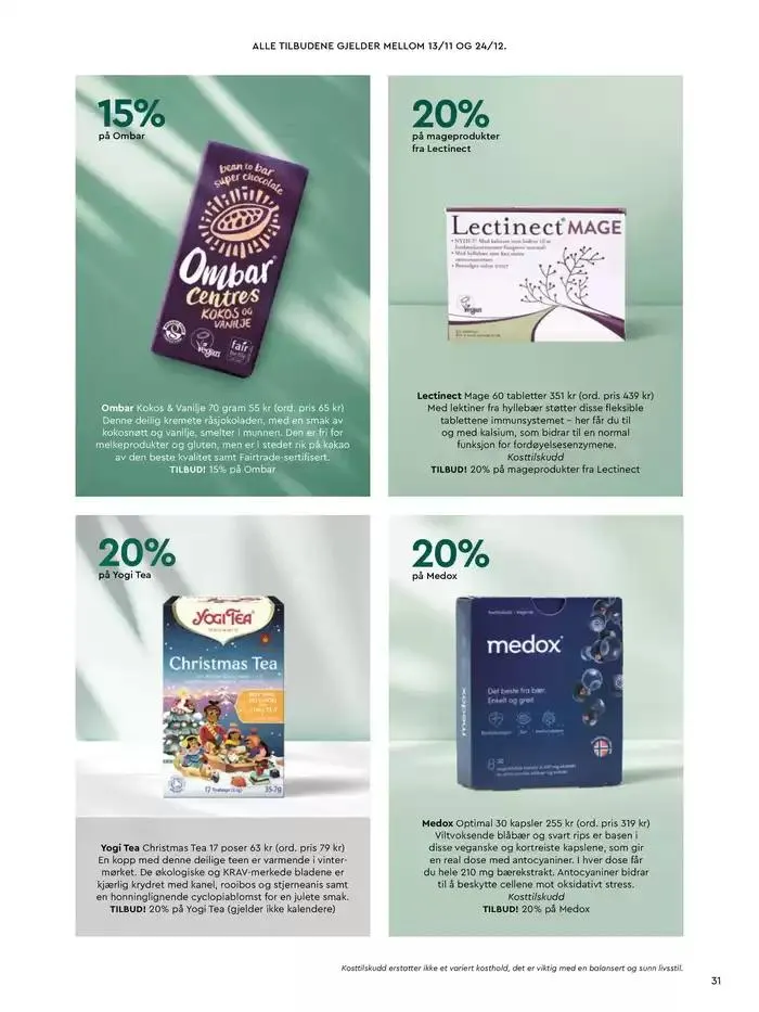 Live Life fra 14. november til 24. desember 2024 - kundeavisside 31
