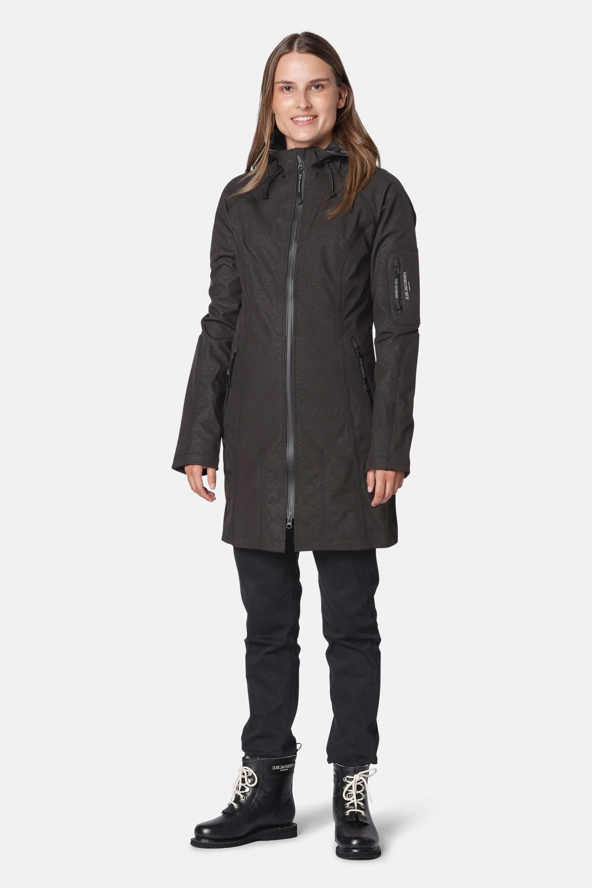 3/4 Raincoat - Black