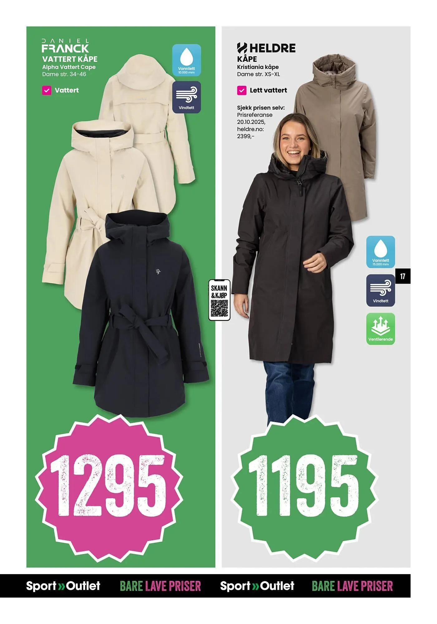 Sport Outlet kundeavis fra 4. november til 16. november 2025 - kundeavisside 17