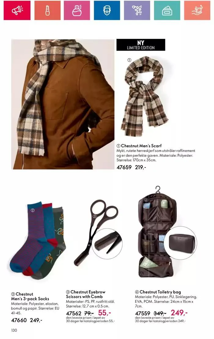 ORIFLAME Kundeavis fra 26. oktober til 9. november 2024 - kundeavisside 130