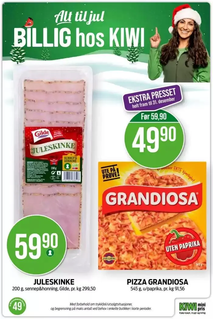 Kiwi Kundeavis fra 2. desember til 8. desember 2024 - kundeavisside 27
