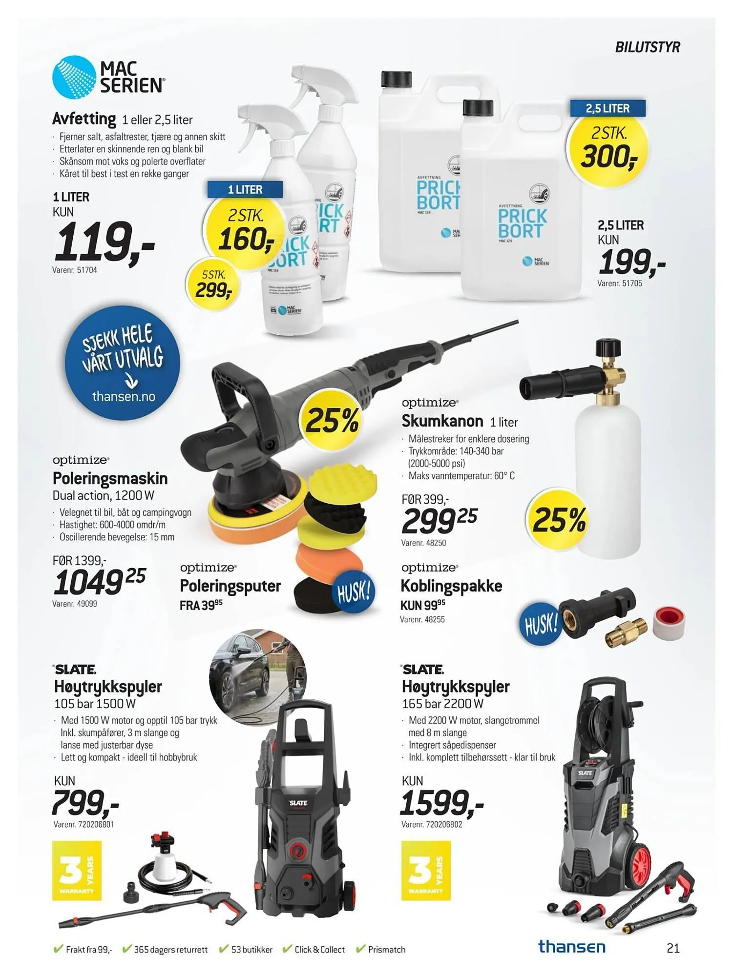 Thansen kundeavis fra 20. mars til 23. april 2026 - kundeavisside 21