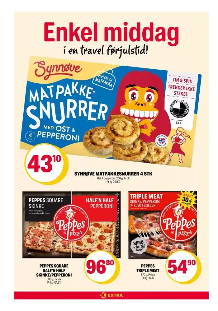 Spar nå med våre tilbud fra 25. november til 1. desember 2024 - kundeavisside 18