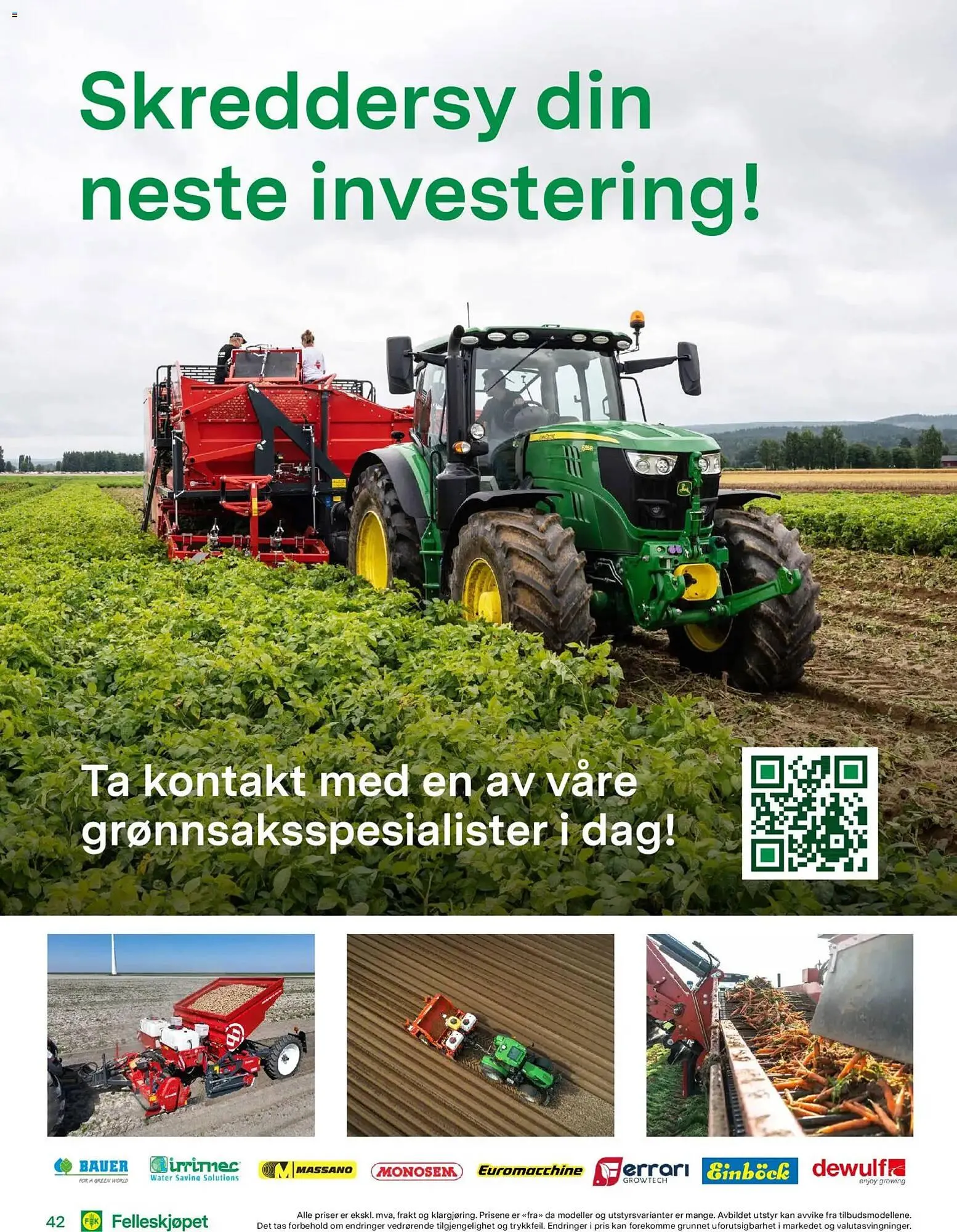 Felleskjøpet kundeavis fra 15. april til 3. januar 2027 - kundeavisside 42