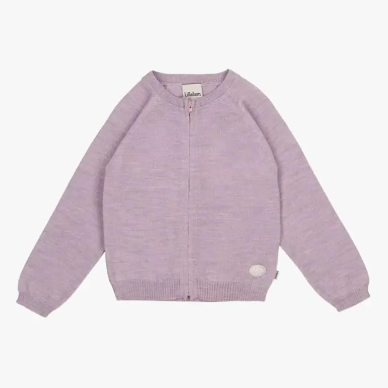 Jakke zip classic, lysplomme