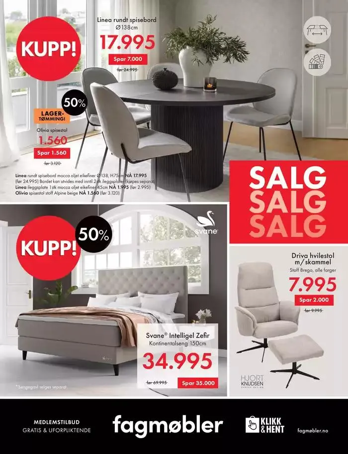 Fagmøbler Kundeavis fra 1. februar til 15. februar 2025 - kundeavisside 24