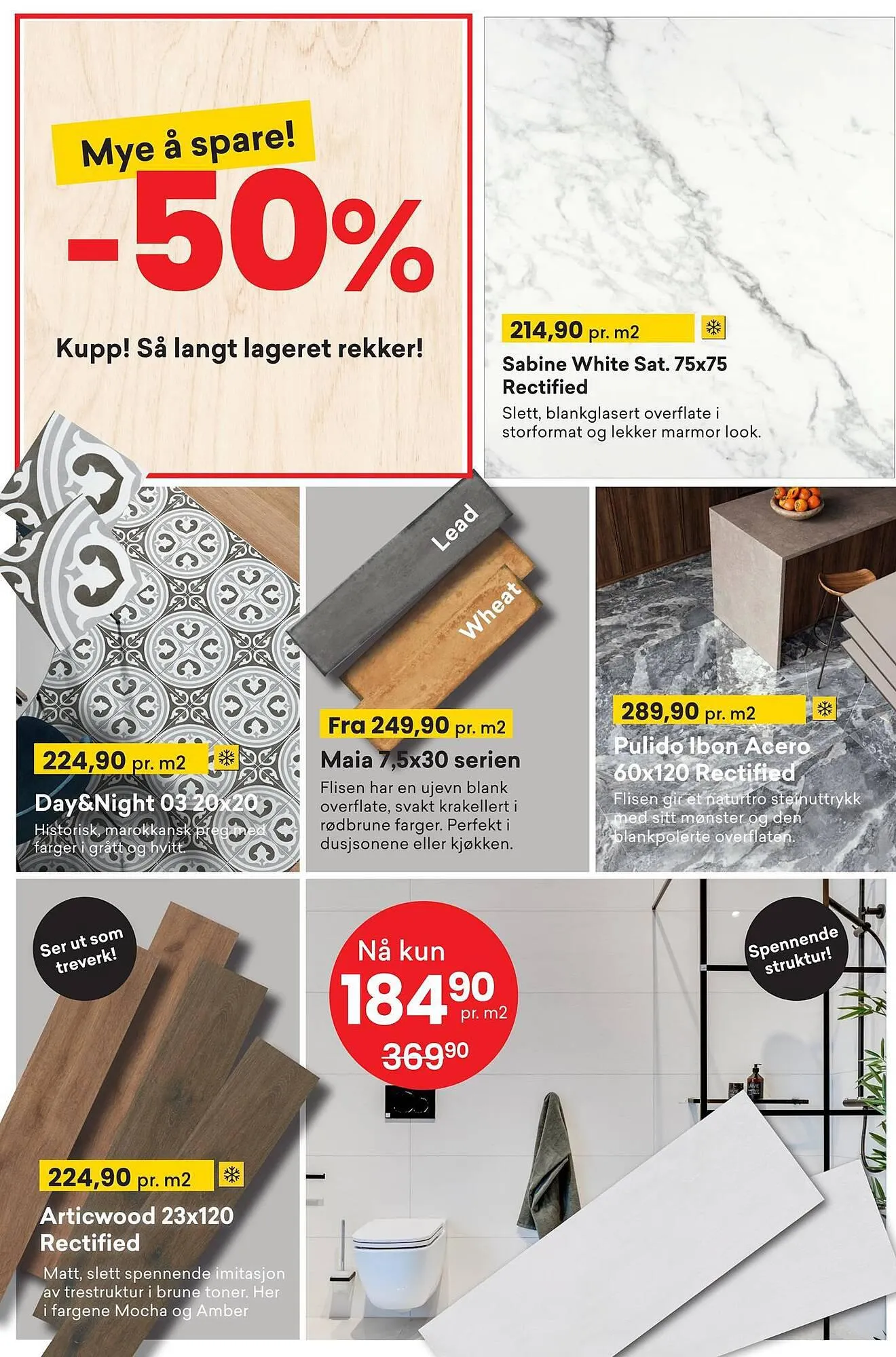 Right Price Tiles Kundeavis fra 20. september til 29. oktober 2023 - kundeavisside 2