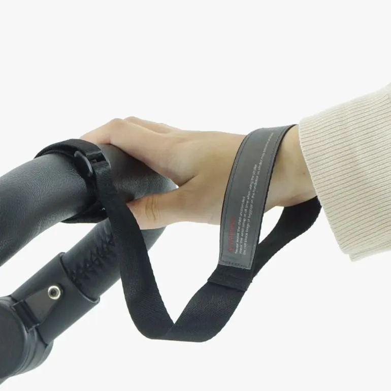 Salve håndleddsrem til barnevogn, black