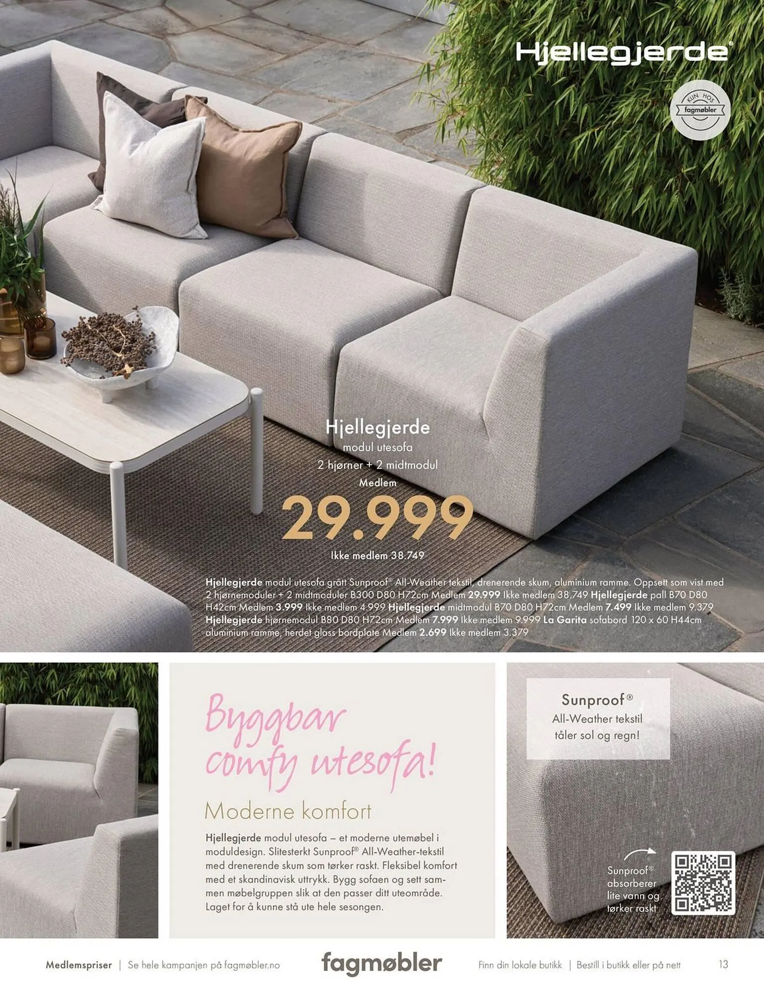 Fagmøbler kundeavis fra 1. mars til 14. mars 2026 - kundeavisside 13