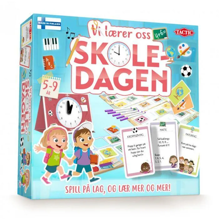 Tactic Barnespill Vi Lærer Oss: Skoledagen