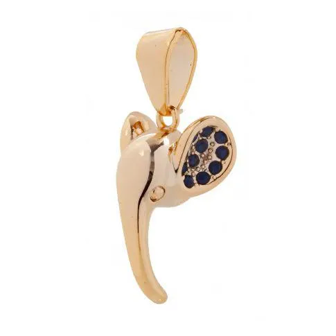 Elehead bling gold Jeansblue