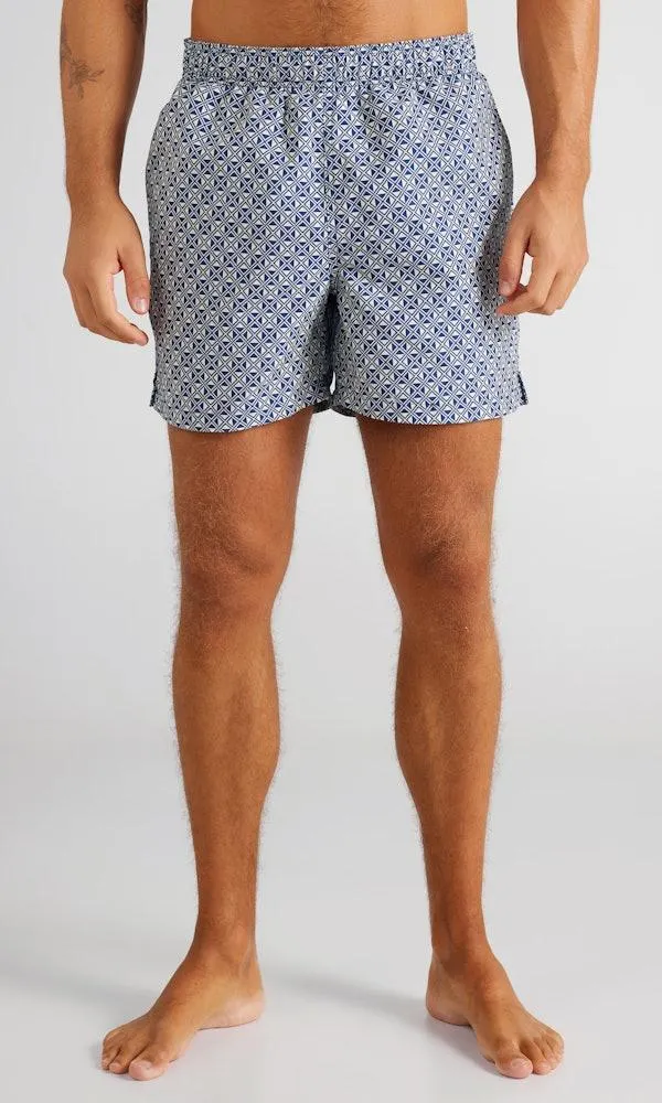 Mønstret badeshorts