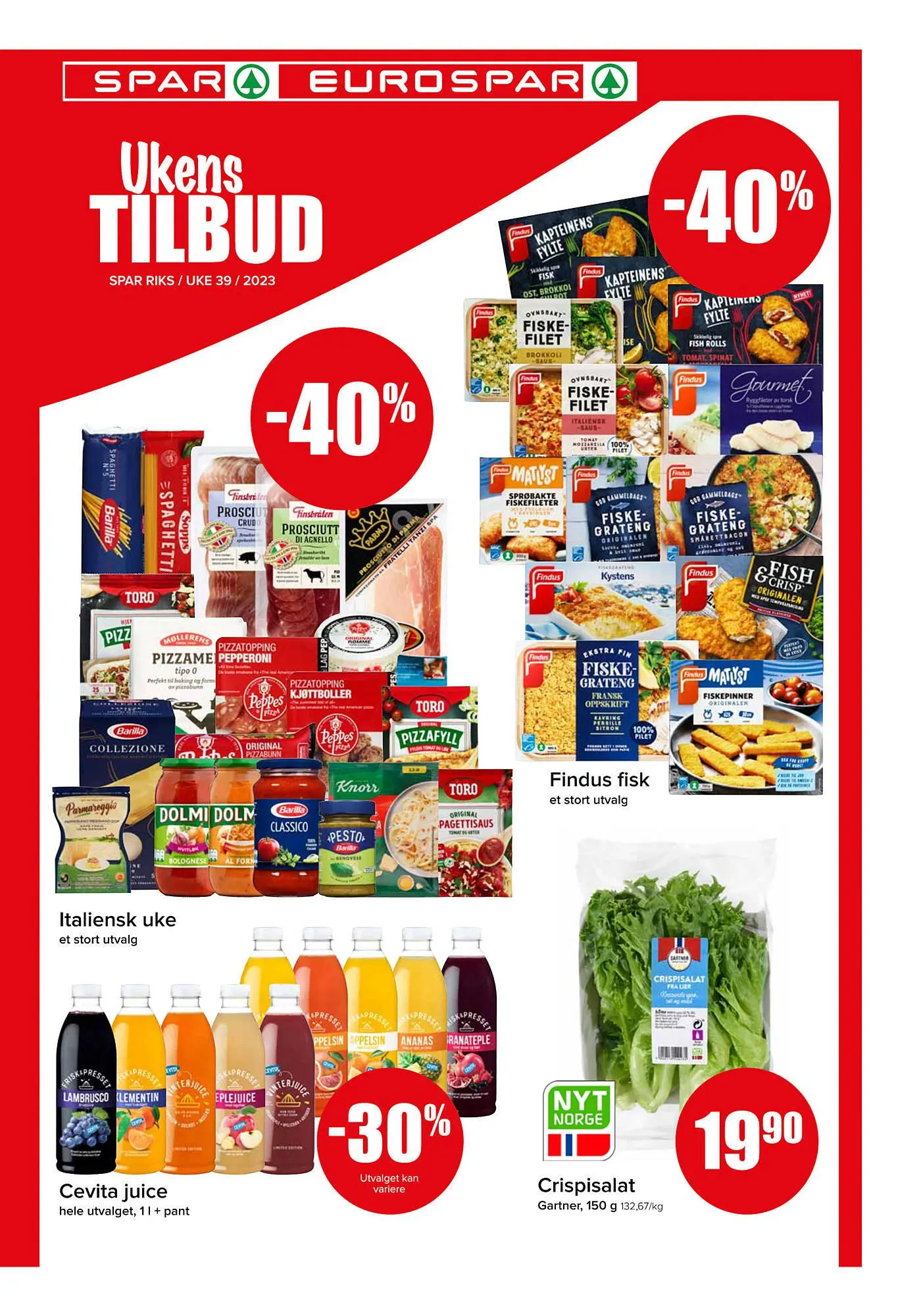 Spar Kundeavis fra 23. september til 30. september 2023 - kundeavisside 1