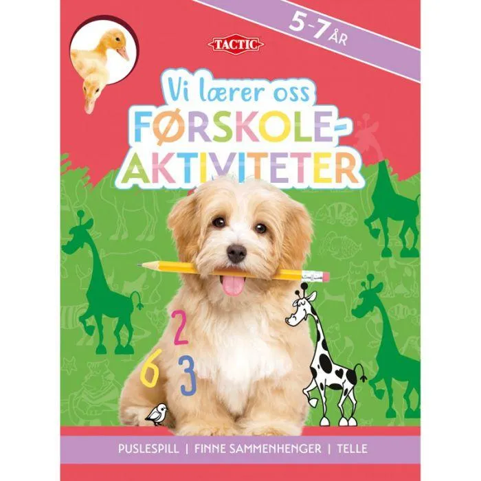 Tactic Aktivitetsbok Vi Lærer Oss: Førskoleaktiviteter 5-7 år