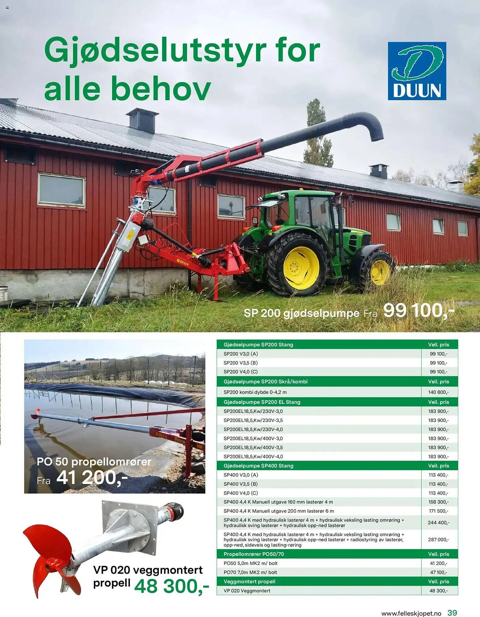 Felleskjøpet kundeavis fra 18. mars til 31. desember 2026 - kundeavisside 39