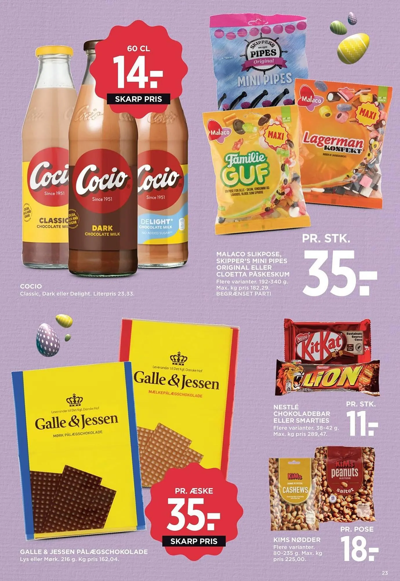 Meny kundeavis fra 27. mars til 4. april 2026 - kundeavisside 36