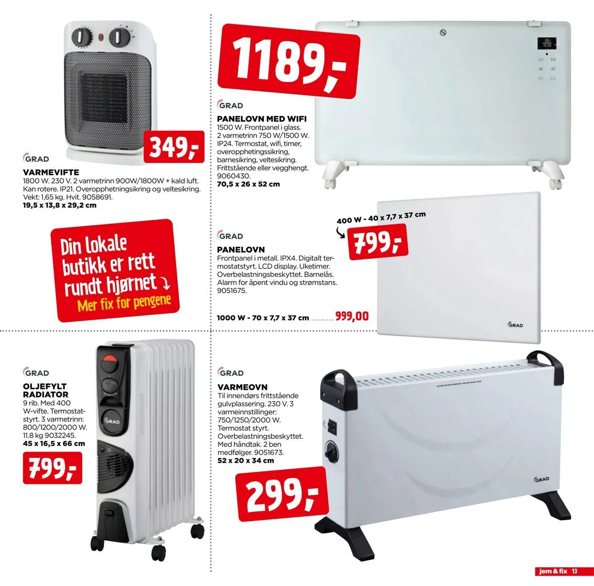 jem & fix Kundeavis fra 31. desember til 11. januar 2025 - kundeavisside 13