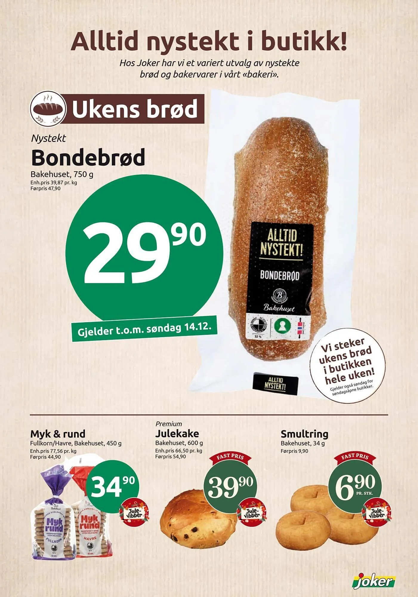 Joker kundeavis fra 9. desember til 14. desember 2025 - kundeavisside 10