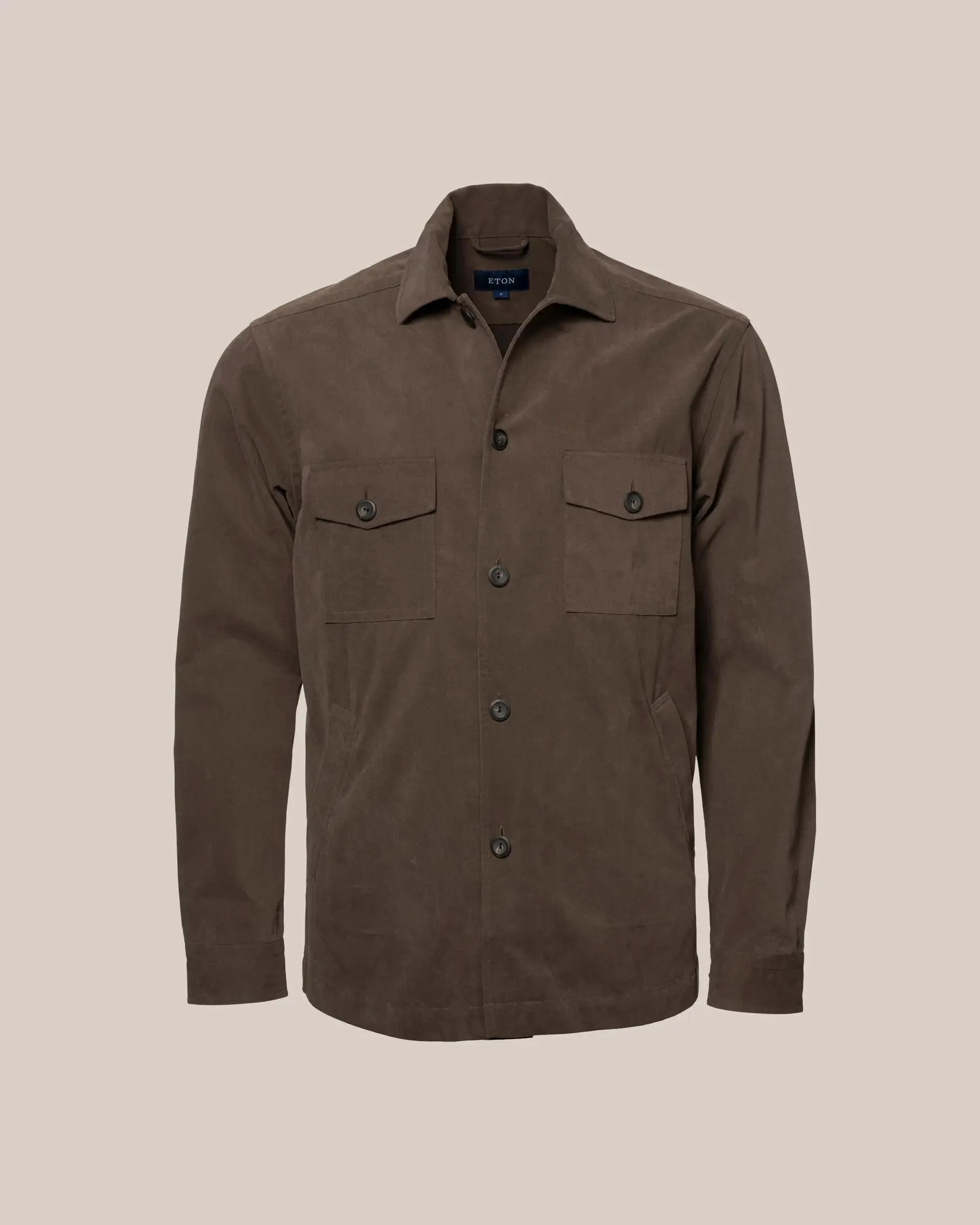 Brown Moleskin Overshirt