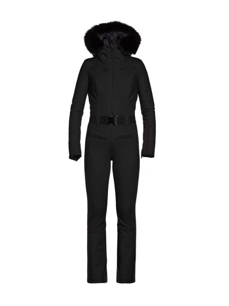 Parry Ski Suit Faux Border – Sort