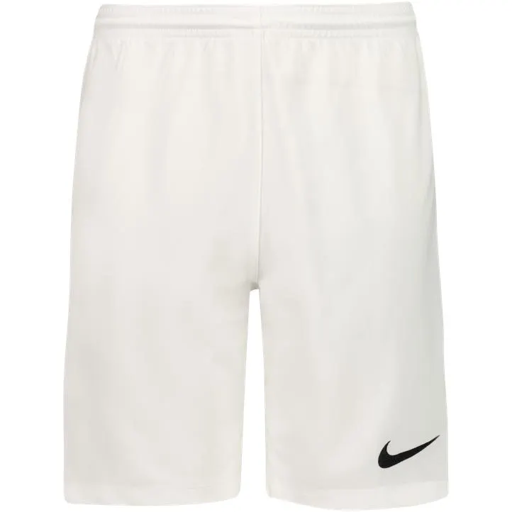 Dri-FIT Park III Short Nb, fotballshorts junior, Hvit