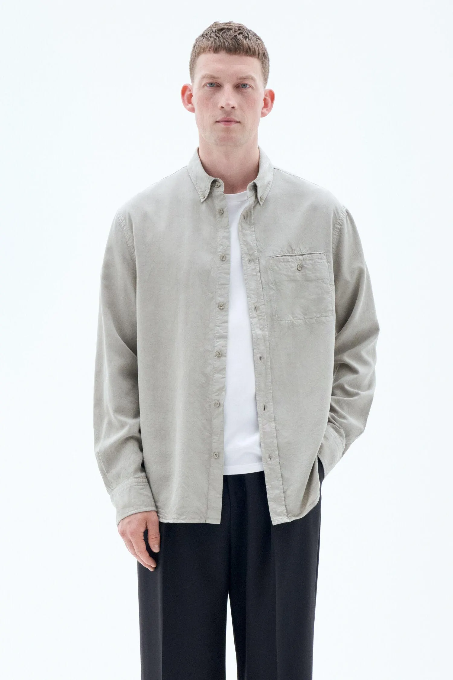 Zachary Shirt Light Sage