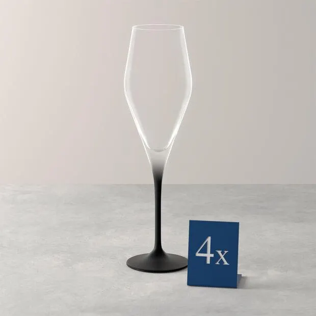 Manufacture Rock champagne glass, 4 pieces, 260 ml