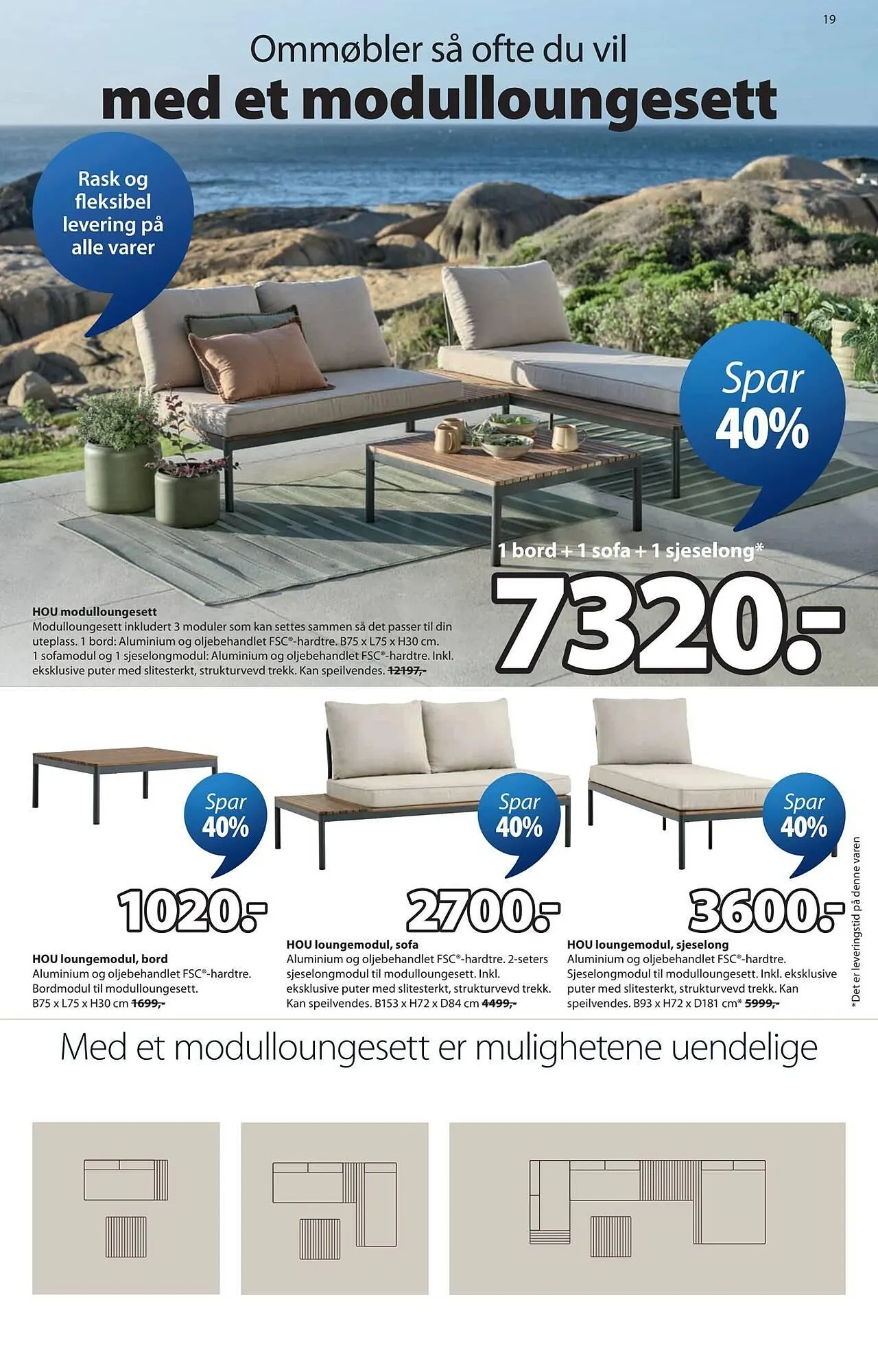 JYSK kundeavis fra 13. april til 19. april 2026 - kundeavisside 19