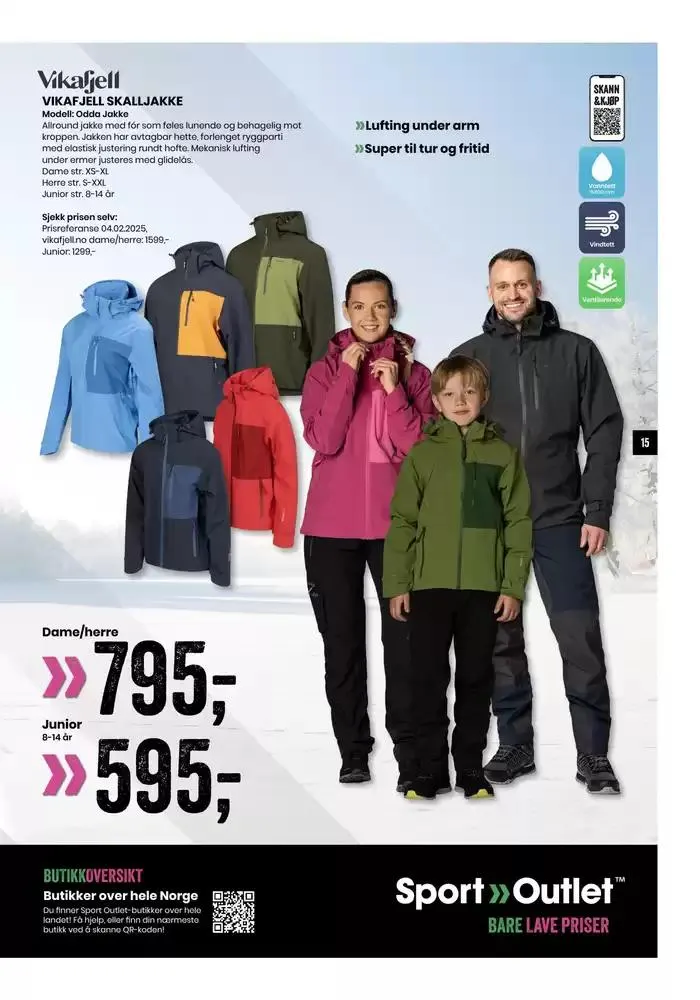 Folder Sport Outlet fra 21. februar til 7. mars 2025 - kundeavisside 15