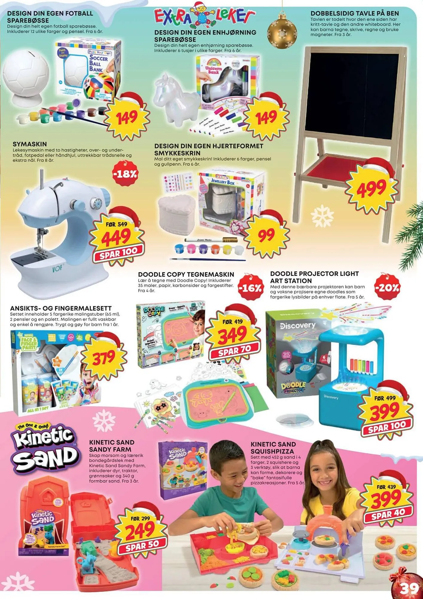 Extra Leker kundeavis fra 12. november til 24. desember 2025 - kundeavisside 39