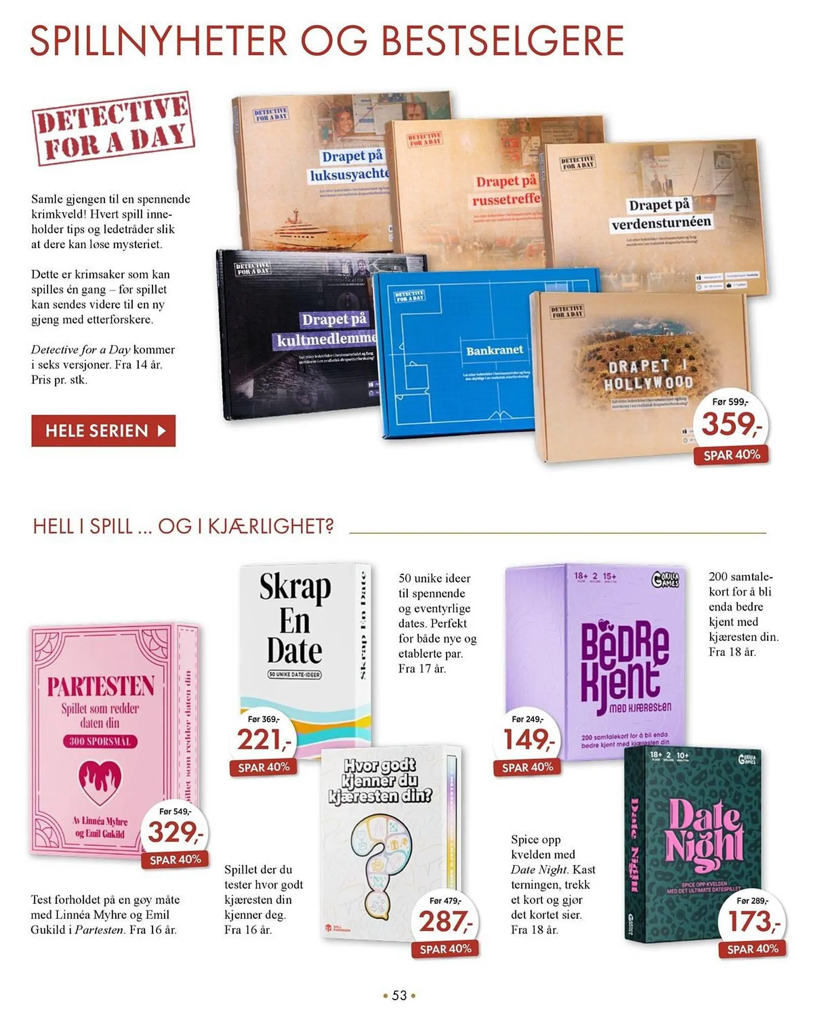 Norli kundeavis fra 2. desember til 31. desember 2025 - kundeavisside 53