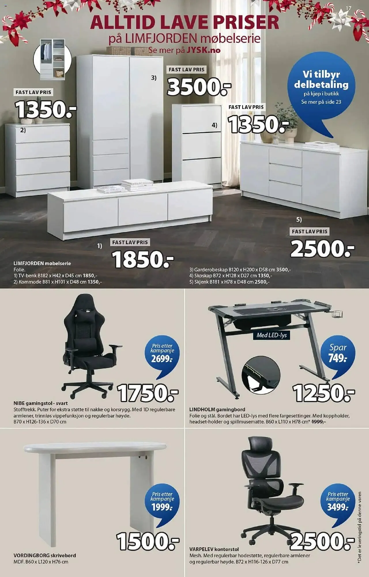 JYSK kundeavis fra 3. november til 15. november 2025 - kundeavisside 17
