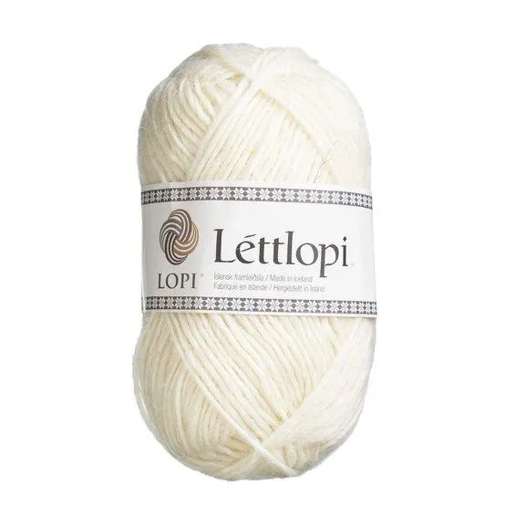 Ullgarn Lettlopi 50g Hvitt