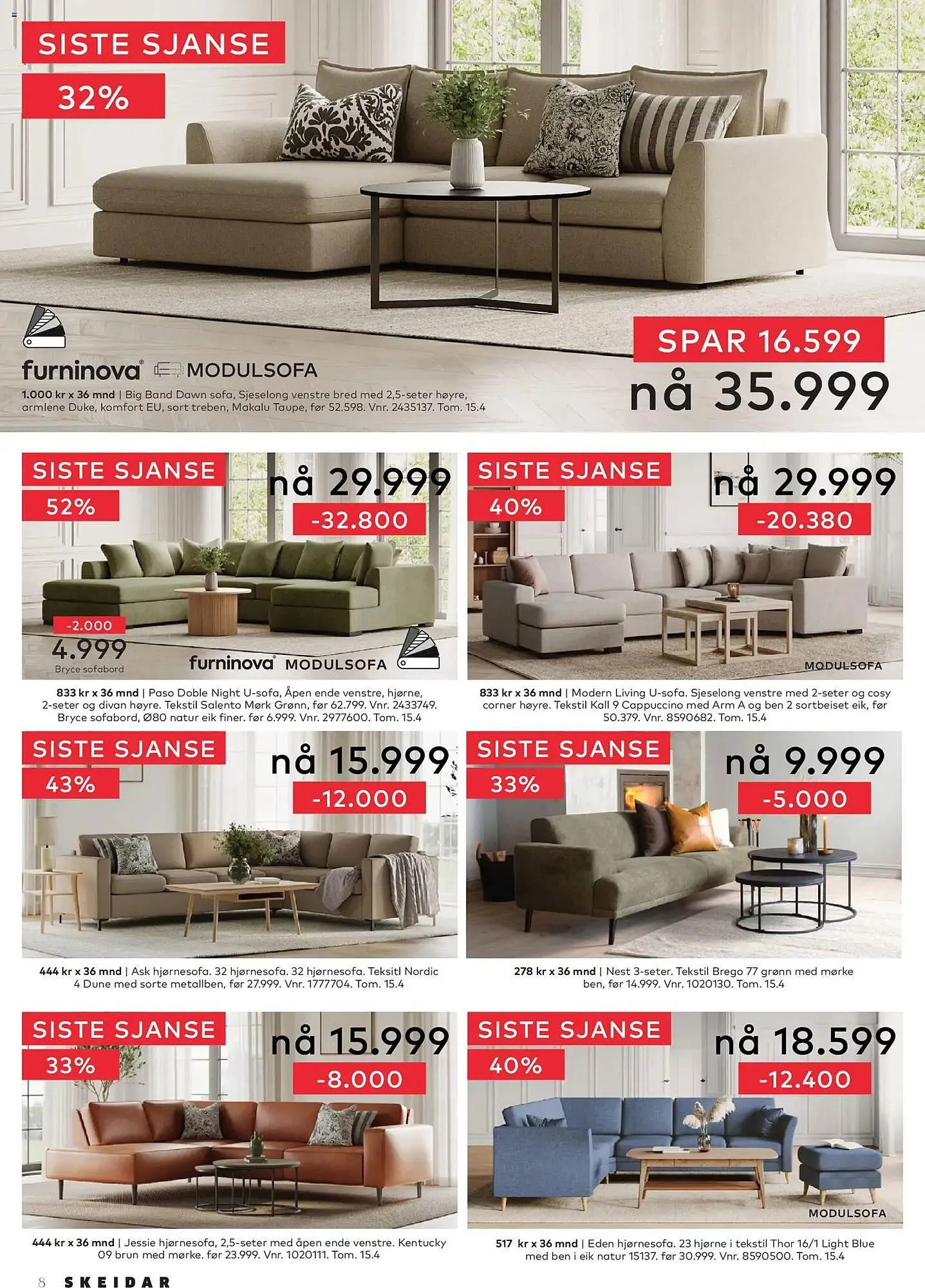 Skeidar kundeavis fra 7. april til 15. april 2026 - kundeavisside 8