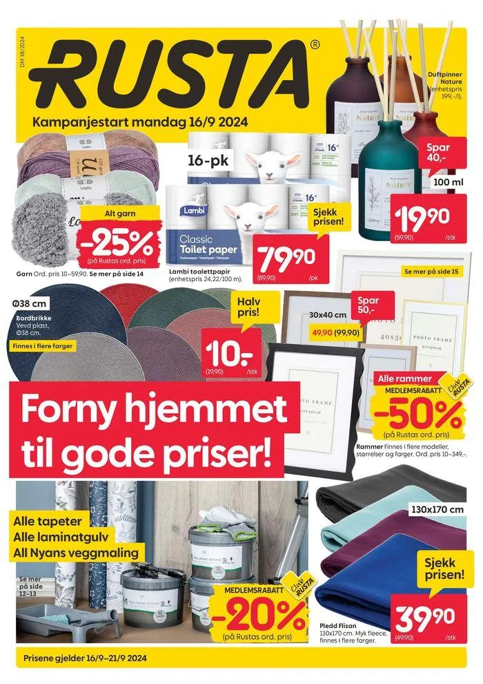 Rusta tarjoukset - 1