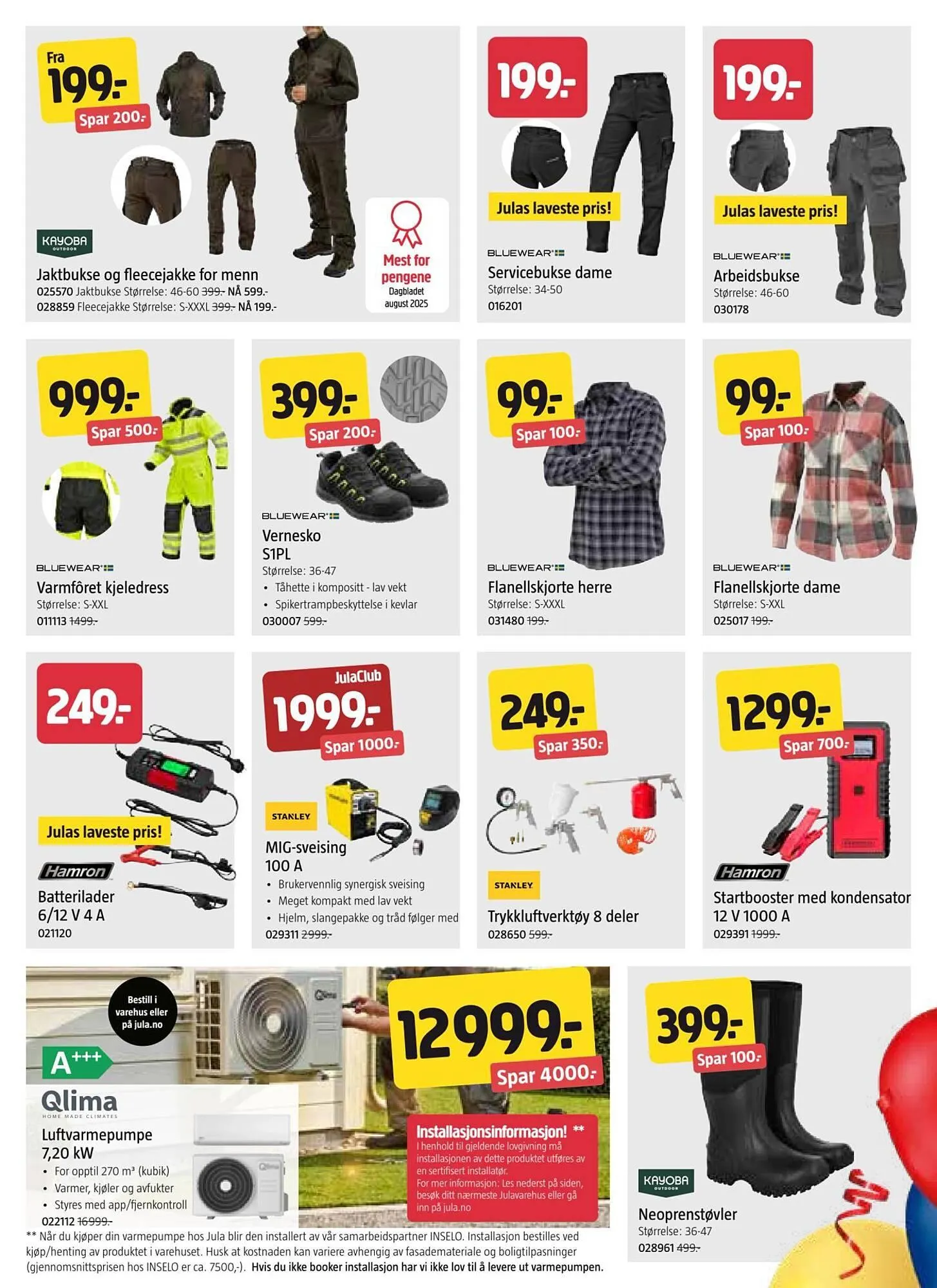 Jula kundeavis fra 30. desember til 15. januar 2026 - kundeavisside 5