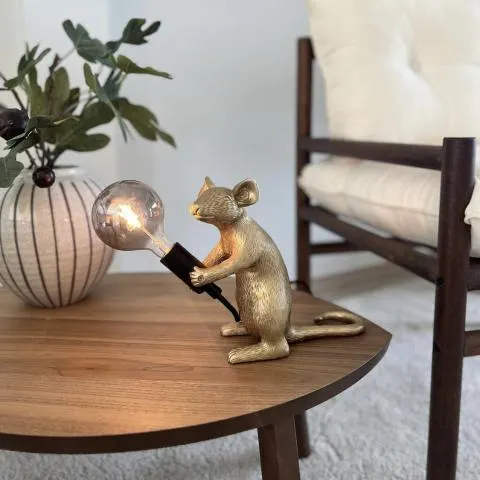 Mouse bordlampe Gull